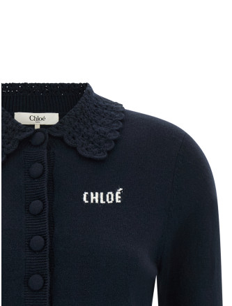 Свитер, кардиган CHLOÉ Collared cardigan (CH26AMC167114C3) #