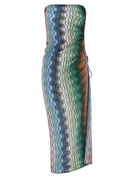 Пляжная одежда MISSONI Greek motif cover-up dress (MC25SQ07BR015DSMSNQ) #1