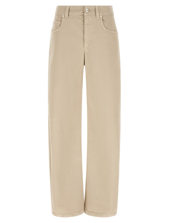 Брюки BRUNELLO CUCINELLI Garment-dyed jeans (MH137P4057C2471) #1