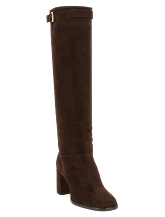 Высокие сапоги PRADA Suede boots (1W678OF065008F0003) #