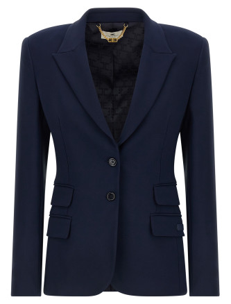Пиджак, костюм ELISABETTA FRANCHI Light crêpe blazer