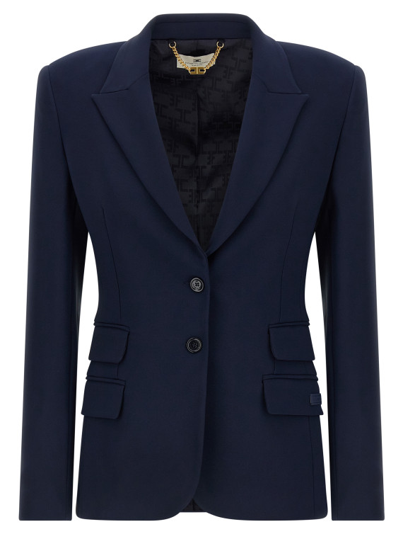 Пиджак, костюм ELISABETTA FRANCHI Light crêpe blazer (GI25666E2H88) #1