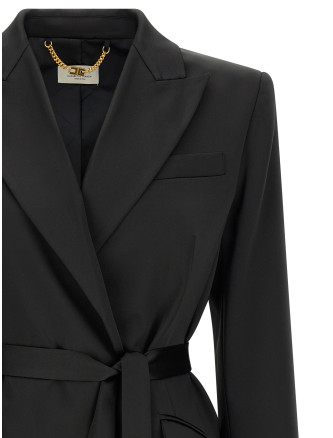 Пиджак, костюм ELISABETTA FRANCHI Stretch satin blazer (GI27966E2110) #