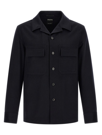 Рубашка, блузка ZEGNA Oasis Cashmere Overshirt