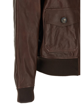 Кожаная куртка A.P.C. 'Gaelle' (PXCDGF32052CAA) #