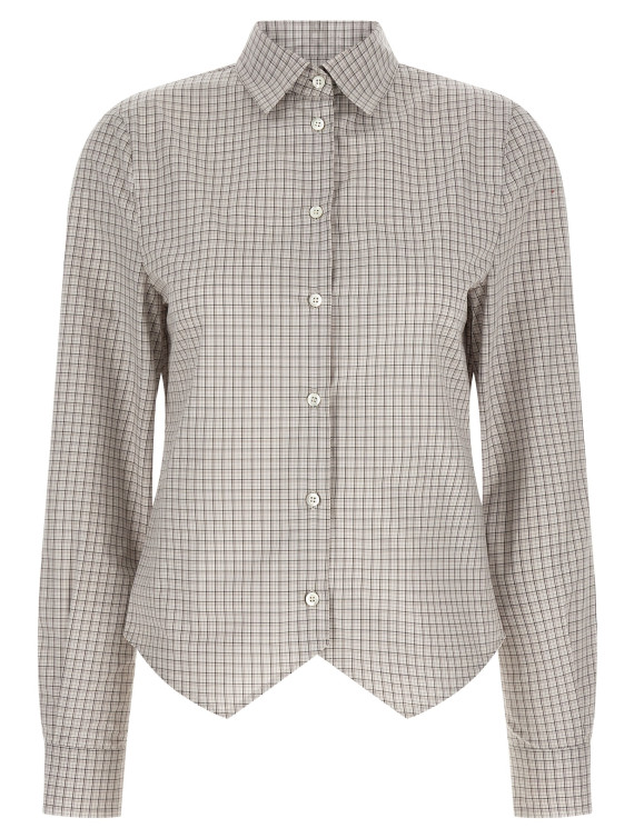 Рубашка, блузка MAISON MARGIELA Pointed hem shirt (S29DT0020M36157001F) #1