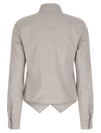 Рубашка, блузка MAISON MARGIELA Pointed hem shirt (S29DT0020M36157001F) #