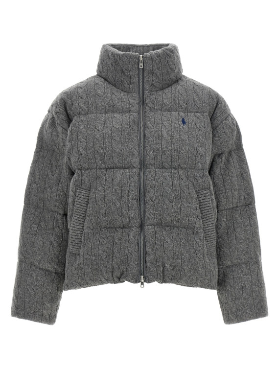 Пуховик POLO RALPH LAUREN Knitted braided down jacket (211A10457004) #1