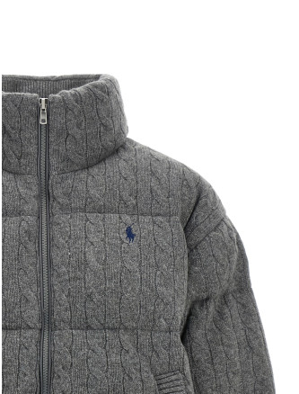 Пуховик POLO RALPH LAUREN Knitted braided down jacket (211A10457004) #