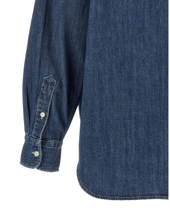 Рубашка, блузка POLO RALPH LAUREN Denim shirt with logo embroidery (211B17146001) #
