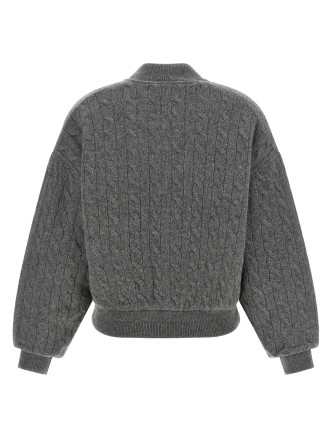 Куртка-бомбер POLO RALPH LAUREN Padded Knit Braided Bomber Jacket (211B30888001) #