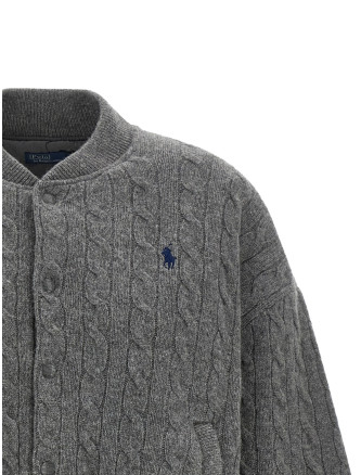 Куртка-бомбер POLO RALPH LAUREN Padded Knit Braided Bomber Jacket (211B30888001) #