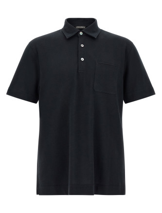 Поло ZEGNA Polo shirt with pocket