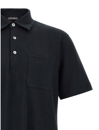 Поло ZEGNA Polo shirt with pocket (UI392A4I752B09) #