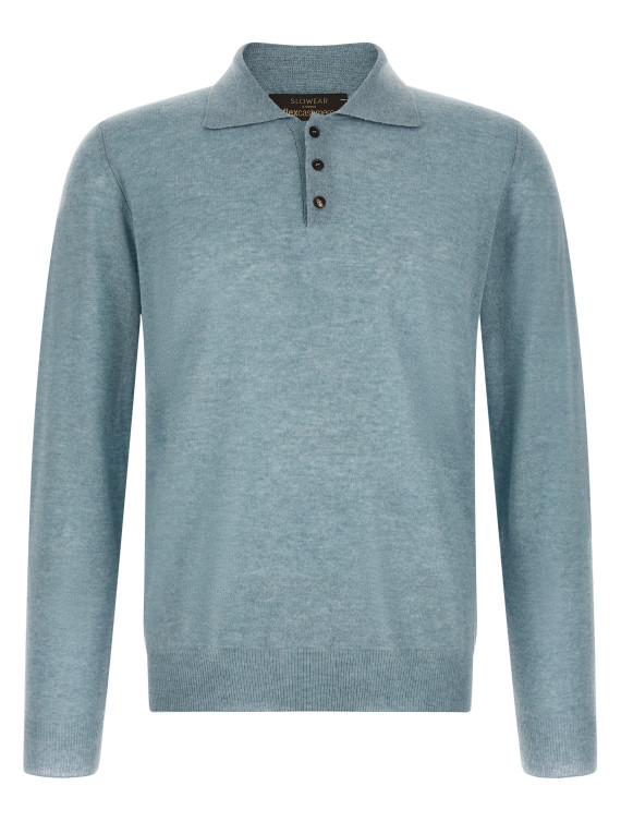 Свитер, кардиган ZANONE Knitted polo shirt (810392ZK135Z1408) #1