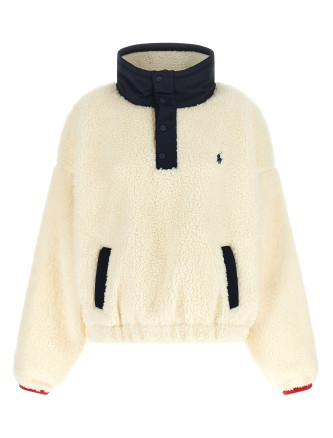 Свитер, кардиган POLO RALPH LAUREN Teddy sweatshirt with embroidery
