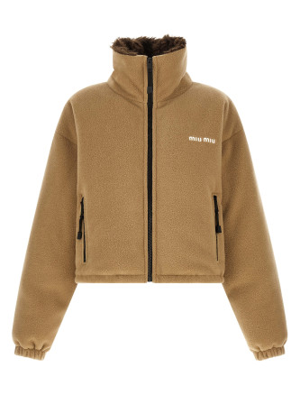 Пуховик MIU Fleece down jacket