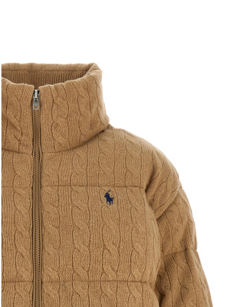 Пуховик POLO RALPH LAUREN Knitted braided down jacket (211A10457005) #
