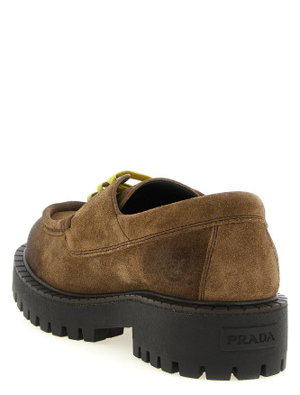 Туфли на шнурках PRADA Suede lace ups (2EE416FG0010B2F0E2Q) #