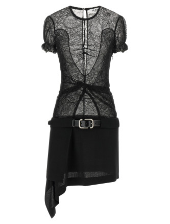 Мини THE ATTICO Lace dress