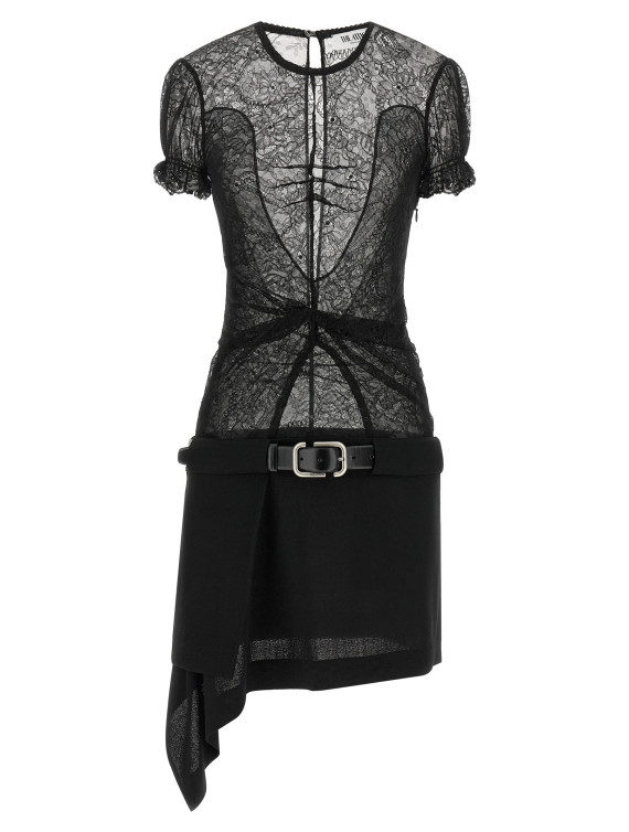 Мини THE ATTICO Lace dress (261WCA00516MIX123AA100) #1