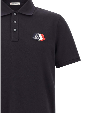 Поло MONCLER Triple logo polo shirt (L20918A0001289A1677X) #