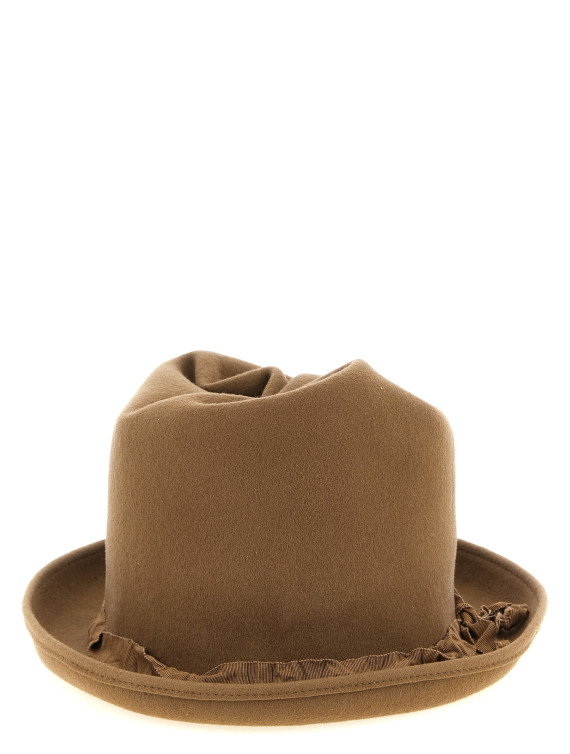 Шляпа YOHJI YAMAMOTO Curled crown hat (HWH021611) #1