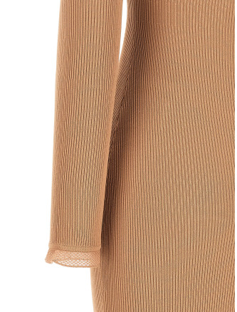 Миди ELISABETTA FRANCHI Ribbed knit dress (AM21B66E2FK4) #