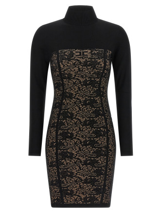 Мини ELISABETTA FRANCHI Jacquard dress