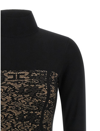 Мини ELISABETTA FRANCHI Jacquard dress (AM27Q66E2FR9) #