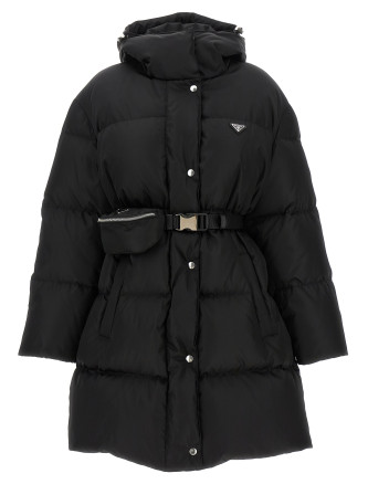 Пуховик PRADA Re-Nylon down jacket
