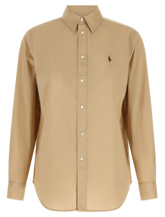 Рубашка, блузка POLO RALPH LAUREN Logo embroidery cotton shirt