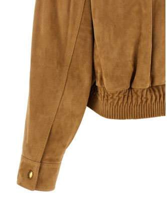 Кожаная куртка VERSACE Suede blouson (10257041A183801K230) #