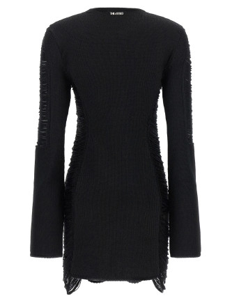 Мини THE ATTICO Fringed dress (261WCA00525KVV097AA100) #