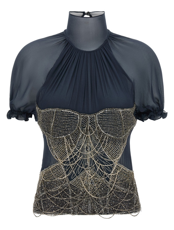 Jewel embroidery top (261WCI00040EMB036RA573) #1