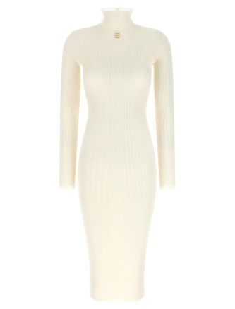 Миди ELISABETTA FRANCHI Ribbed knit dress