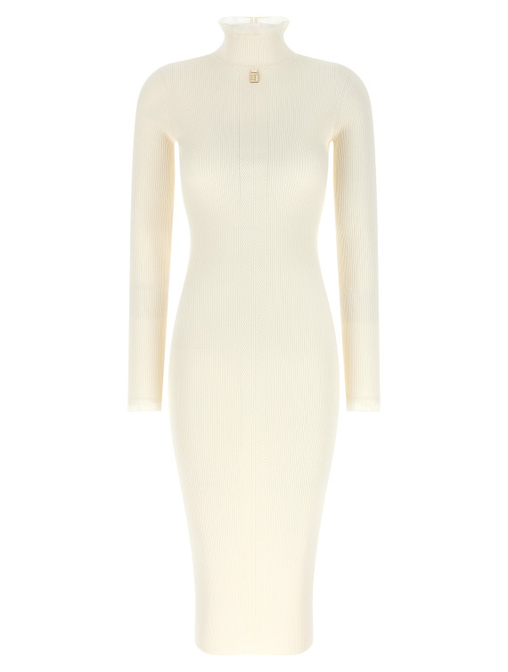 Миди ELISABETTA FRANCHI Ribbed knit dress (AM21B66E2193) #1