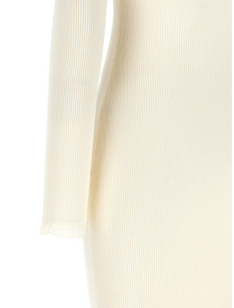 Миди ELISABETTA FRANCHI Ribbed knit dress (AM21B66E2193) #