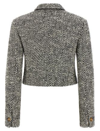 Пиджак, костюм VERSACE Bouclé wool blend blouson jacket (10269391A192342BS70) #