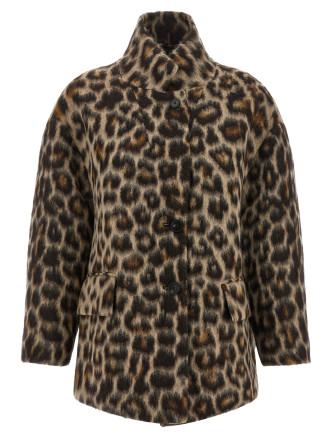 Пальто, тренч ALBERTO BIANI Animalier caban