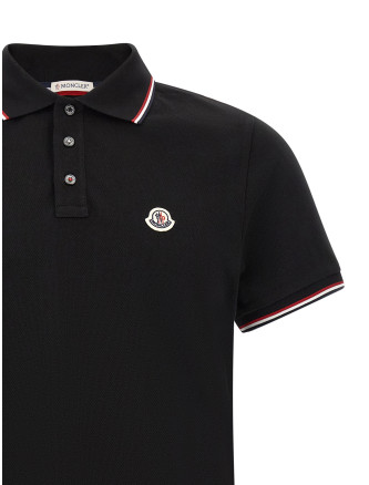 Поло MONCLER Tricolor trim polo shirt (L20918A7030084556999) #