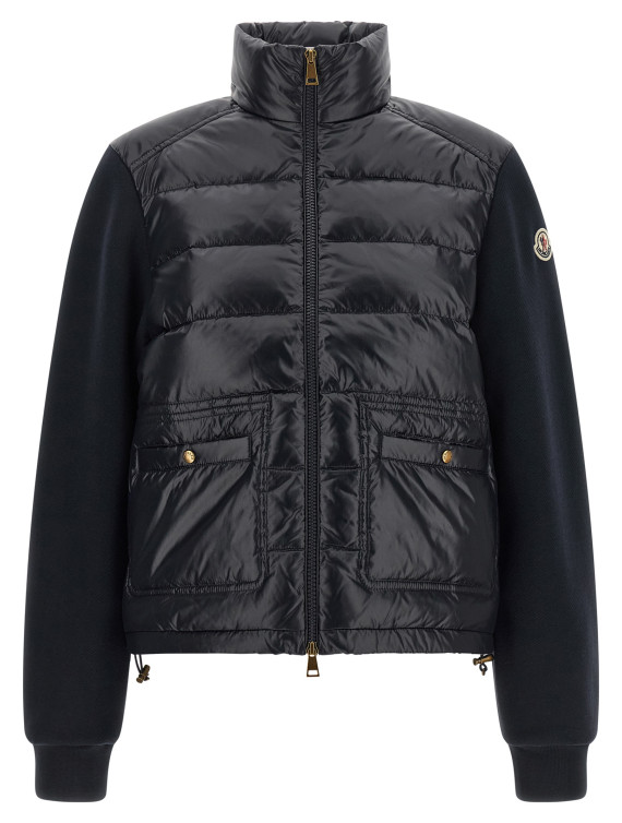 Свитер, кардиган MONCLER Two-material padded cardigan (L20938G0001789BG6778) #1