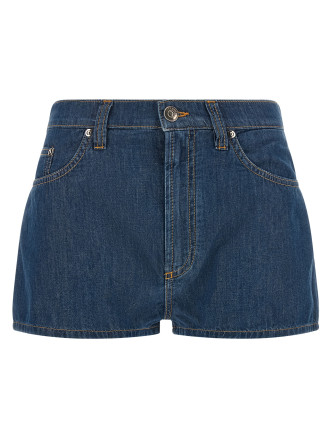 Бермуды, шорты VERSACE Chambray denim shorts