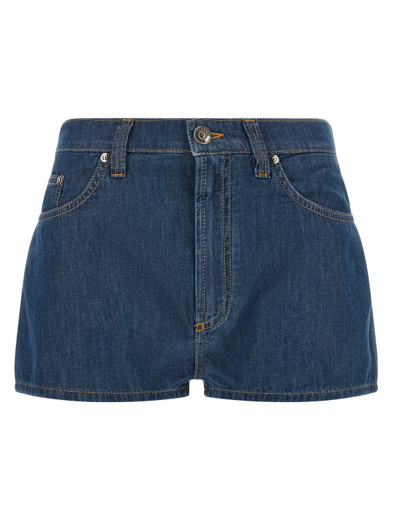 Бермуды, шорты VERSACE Chambray denim shorts (10251031A186401D880) #1