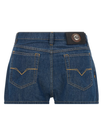 Бермуды, шорты VERSACE Chambray denim shorts (10251031A186401D880) #