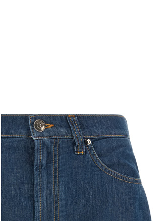 Бермуды, шорты VERSACE Chambray denim shorts (10251031A186401D880) #