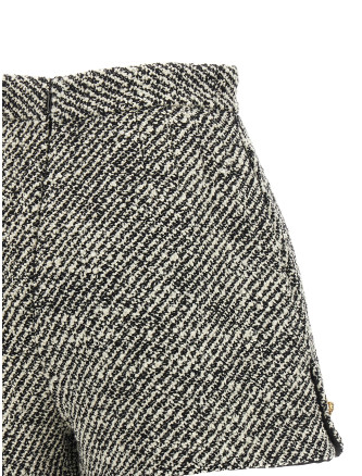 Бермуды, шорты VERSACE Bouclé wool shorts (10269301A192342BS70) #