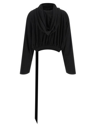 Футболка DRKSHDW 'Cropped Hooded Top' (DS02F6218RN09) #