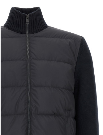 Свитер, кардиган MONCLER Two-material cardigan (L20919B00027M1131778) #