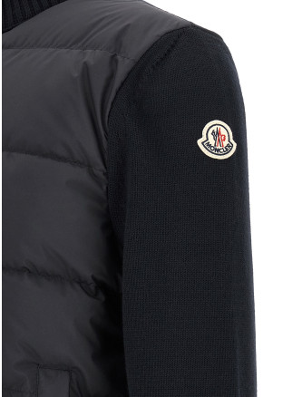 Свитер, кардиган MONCLER Two-material cardigan (L20919B00027M1131778) #